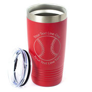 Baseball 20 oz. Double Insulated Tumbler - Icon