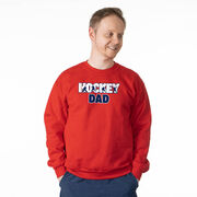 Hockey Crewneck Sweatshirt - Hockey Dad Life