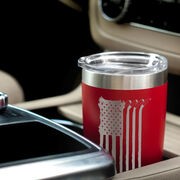 Hockey 20 oz. Double Insulated Tumbler - Flag