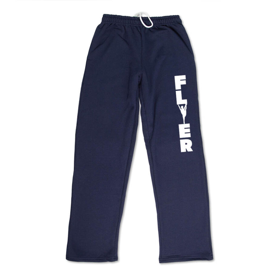 Cheerleading Fleece Sweatpants - Flyer [Adult Small/Navy] - SS