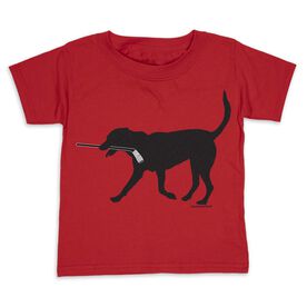 Hockey Toddler Short Sleeve Shirt - Howe the Hockey Dog