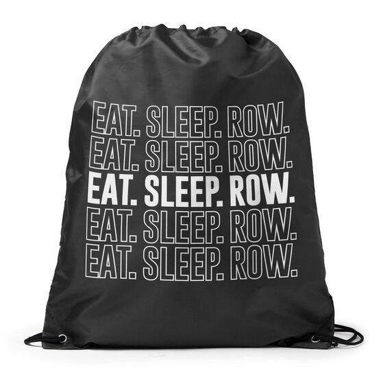 Crew Drawstring Backpack Eat. Sleep. Row.
