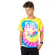 Hockey Short Sleeve T-Shirt - Hockey Is My Favorite Season Tie Dye