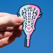 Girls Lacrosse Sticker - Lacrosse Stick