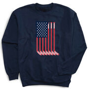 Hockey Crewneck Sweatshirt - American Flag