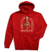 Guys Lacrosse Hooded Sweatshirt - Lone Star Lacrosse