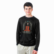 Guys Lacrosse Long Sleeve Performance Tee - Nashville Lacrosse