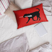 Guys Lacrosse Pillowcase - Max The Lax Dog