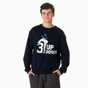 Baseball Crewneck Sweatshirt - 3 Up 3 Down