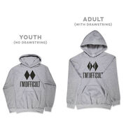 Skiing Hooded Sweatshirt - I'm Difficult