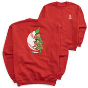 Baseball Crewneck Sweatshirt - Top O' The Order (Back Design)