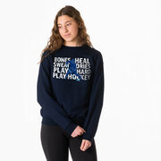 Hockey Crewneck Sweatshirt - Bones Heal Hockey