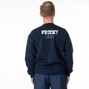 Hockey Crewneck Sweatshirt - Hockey Dad Life (Back Design)