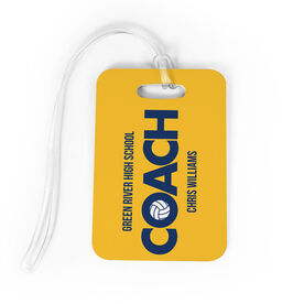 Volleyball Bag/Luggage Tag - Personalized Coach
