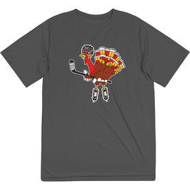 Hockey Short Sleeve Performance Tee - Hockey Top Shelf Turkey Tom