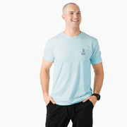 Baseball Short Sleeve T-Shirt - Baseball Dad Silhouette (Back Design)