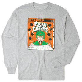 Hockey Tshirt Long Sleeve - Pucky Charms