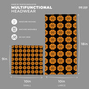 Basketball Multifunctional Headwear - Basketball Pattern RokBAND