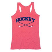 Hockey Women's Everyday Tank Top - Hockey Crossed Sticks