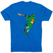 Guys Lacrosse Short Sleeve T-Shirt - Lacrosse Leprechaun