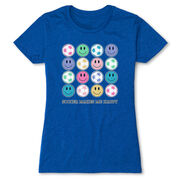 Soccer Women's Everyday Tee - Soccer Makes Me Happy
