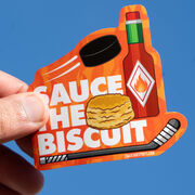 Hockey Sticker - Sauce The Biscuit