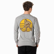 Guys Lacrosse Tshirt Long Sleeve - BigFoot (Back Design)