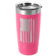 Softball 20 oz. Double Insulated Tumbler - Flag