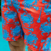 Guys Lacrosse Swim Trunks - Bayside