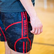 Wrestling Beckett&trade; Shorts - Eat Sleep Wrestle