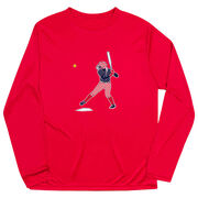 Softball Long Sleeve Performance Tee - Softball Star