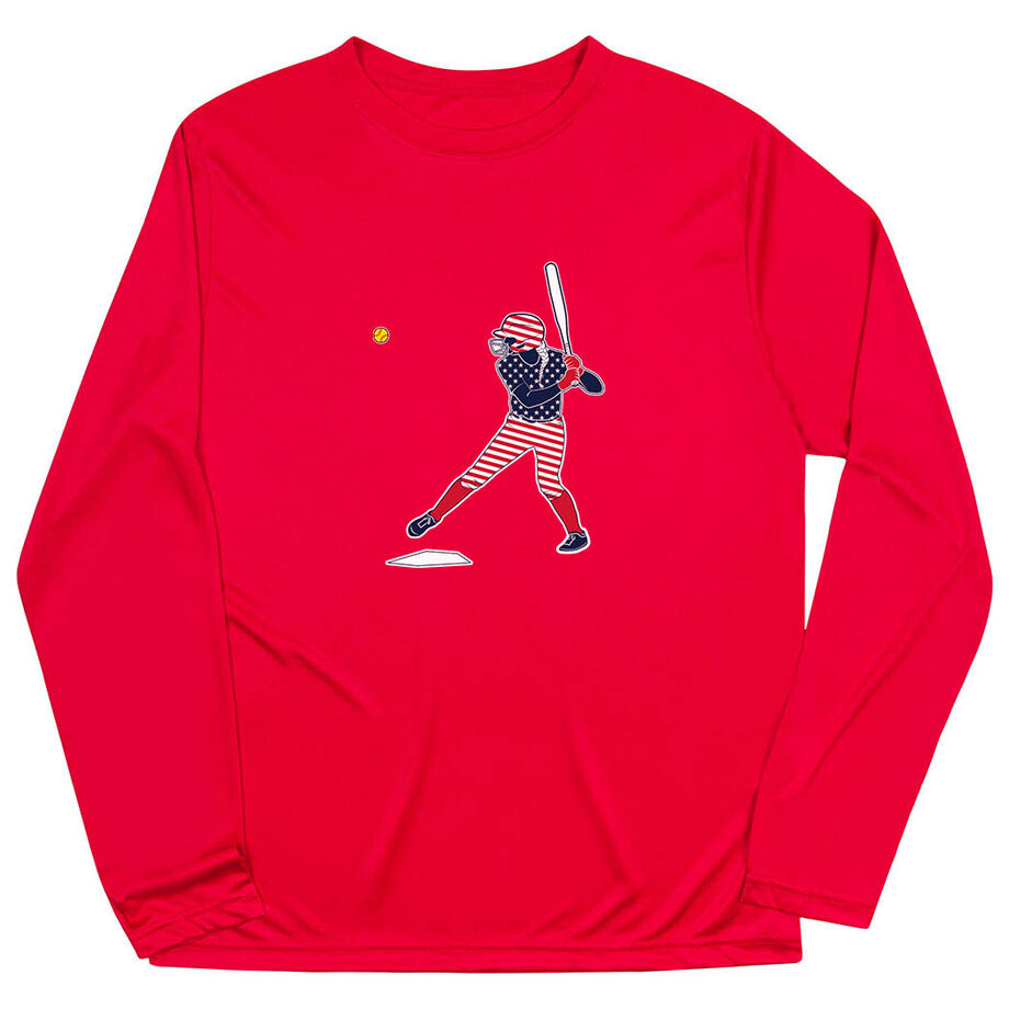 Softball Long Sleeve Performance Tee - Softball Star