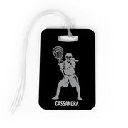 Girls Lacrosse Bag/Luggage Tag - Personalized Goalie