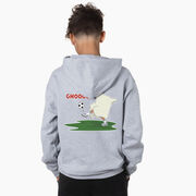 Soccer Hooded Sweatshirt - Soccer Ghoul (Back Design)