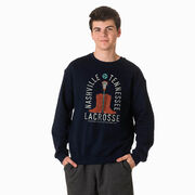 Guys Lacrosse Crewneck Sweatshirt - Nashville Lacrosse