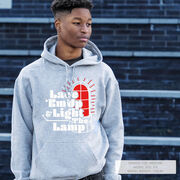 Hockey Hooded Sweatshirt - Lace 'Em Up And Light The Lamp