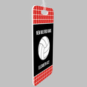 Volleyball Bag/Luggage Tag - Personalized Volleyball Team with Ball