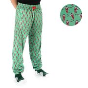 Guys Lacrosse Lounge Pants - Santa