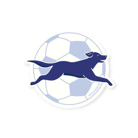 Soccer Sticker - Soccer Dog