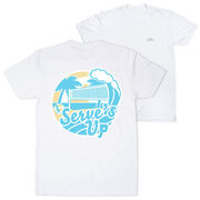 Volleyball Short Sleeve T-Shirt - Serve's Up (Back Design)