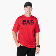 Baseball Short Sleeve Performance Tee - Baseball Dad Silhouette
