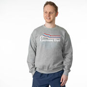 Guys Lacrosse Crewneck Sweatshirt - Lacrosse Dad Sticks