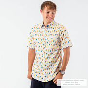 Pickleball Performance Short Sleeve Button Down Shirt - Dink