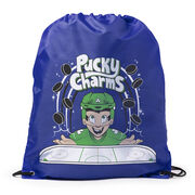 Hockey Drawstring Backpack - Pucky Charms