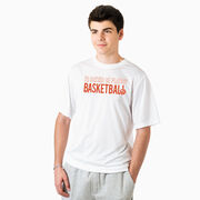 Basketball Short Sleeve Performance Tee - I'd Rather Be Playing Basketball