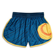 Lightning Softball Shorts - Navy