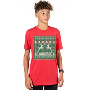 Lacrosse Short Sleeve Tee - Lacrosse Christmas Knit