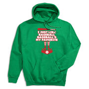 Baseball Hooded Sweatshirt - Baseball's My Favorite