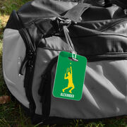 Tennis Bag/Luggage Tag - Personalized Guy Tennis Player