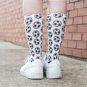 Soccer Graphic Flex Mid-Calf Socks - Striker